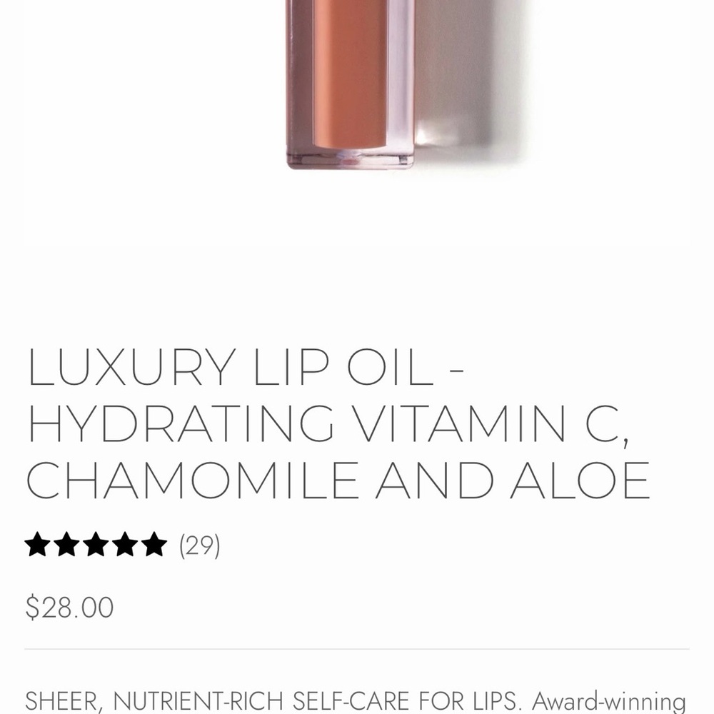 NEW Saint Jane Luxury Lip Oil in Tonic